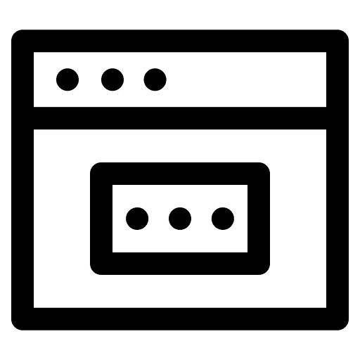 Website browser website password icon Website browser website password icon
