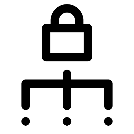 Network networking network cloud lock icon Network networking network cloud lock icon