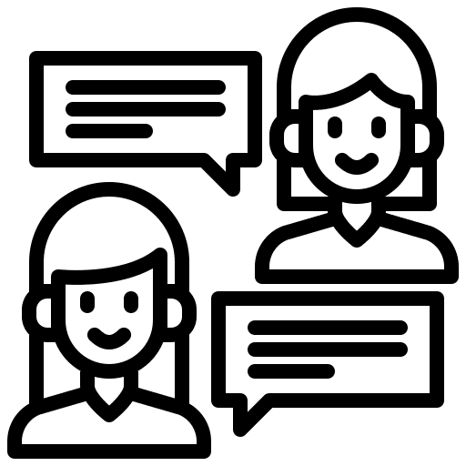 Talk discussion communications speak icon