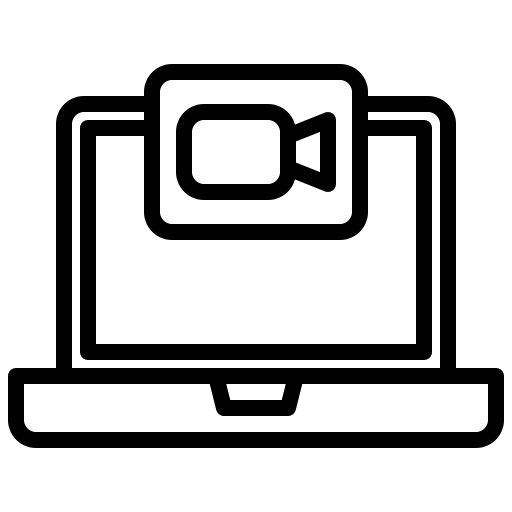 Video call computer conference video call icon