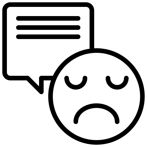 Boring disadvantage bad review boring icon