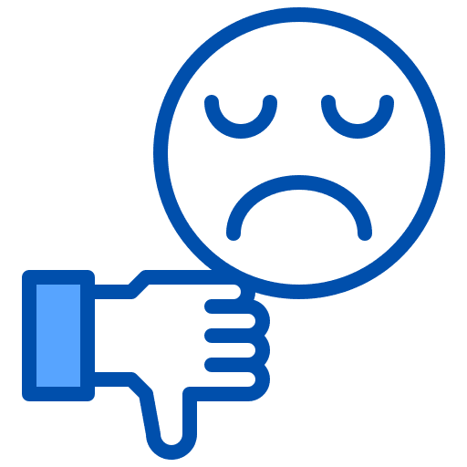 Dislike bad marketing dislike icon