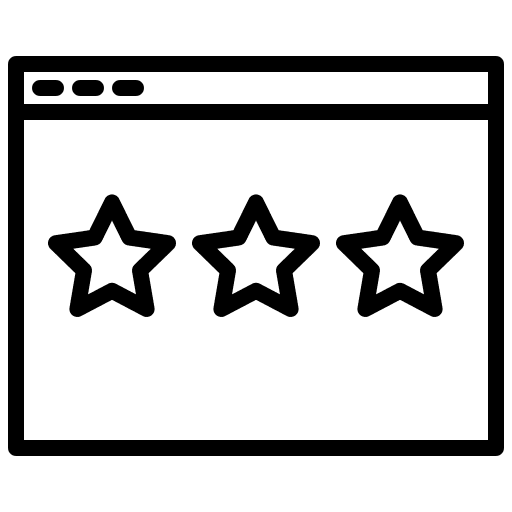 Website value website rating icon Website value website rating icon
