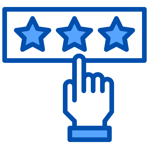 Click marketing rating customer satisfaction icon Click marketing rating customer satisfaction icon