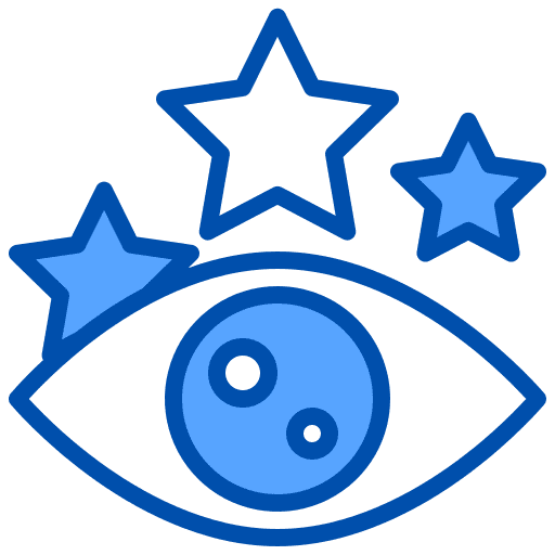 Eye review testimonial marketing icon Eye review testimonial marketing icon