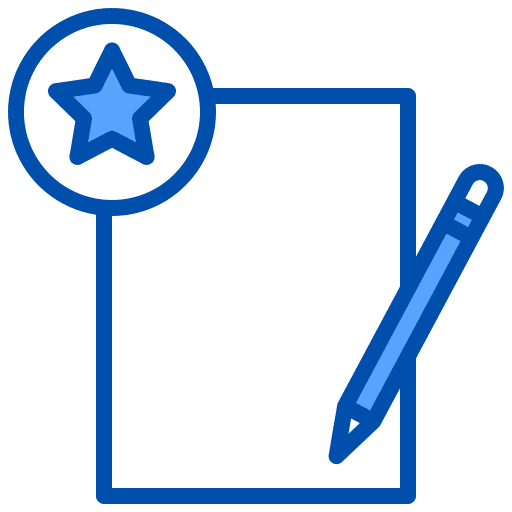 Review write favorite text icon Review write favorite text icon