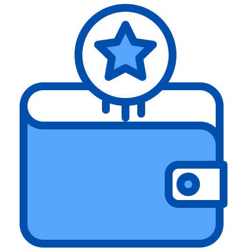 Wallet wallet holder star icon Wallet wallet holder star icon