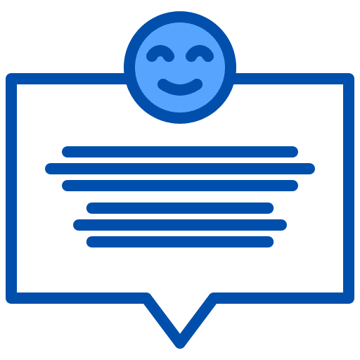 Comment marketing satisfaction customer icon Comment marketing satisfaction customer icon
