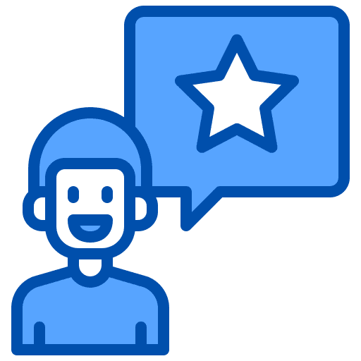 Customer satisfaction feedback review user icon Customer satisfaction feedback review user icon