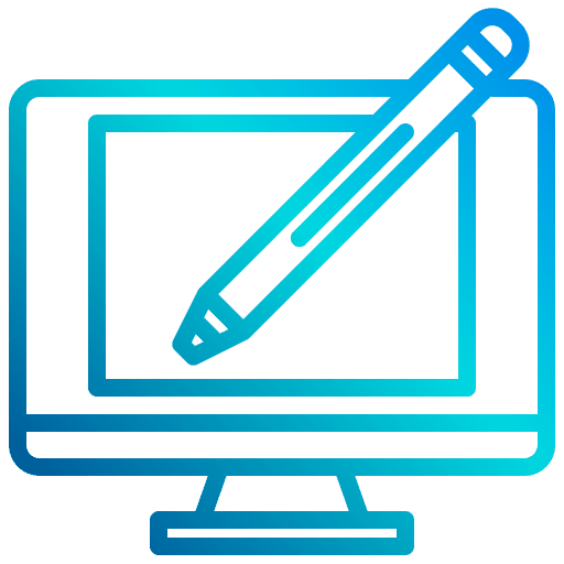 Graphic designer art website design computer icon Graphic designer art website design computer icon