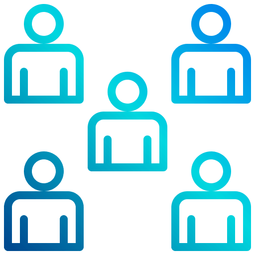 Teamwork group network teamwork icon