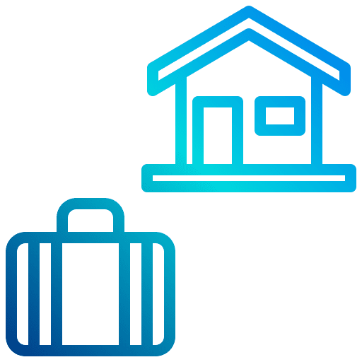 Home office building house business and finance icon Home office building house business and finance icon