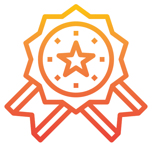Medal sports and competition winner reward icon
