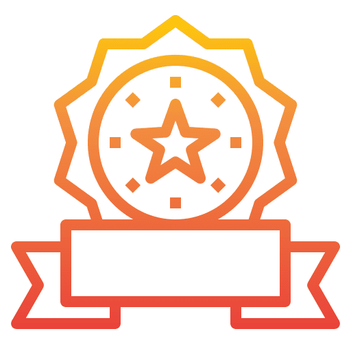 Medal badge winner reward icon Medal badge winner reward icon