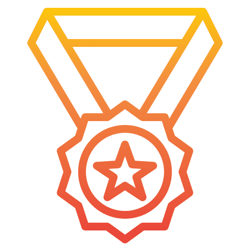 Medal champion badge winner icon Medal champion badge winner icon