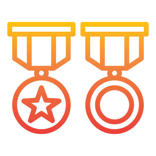 Medal sports and competition award medal icon Medal sports and competition award medal icon