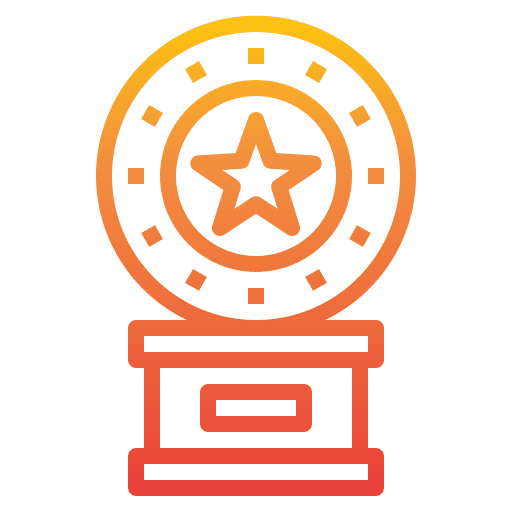 Trophy sports and competition champion reward icon Trophy sports and competition champion reward icon
