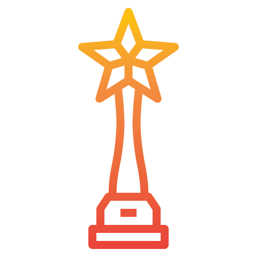 Trophy sports and competition winner award icon Trophy sports and competition winner award icon