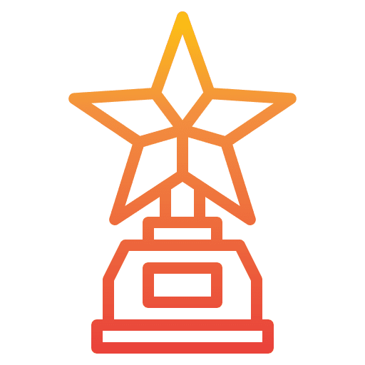 Trophy winner award sports and competition icon Trophy winner award sports and competition icon