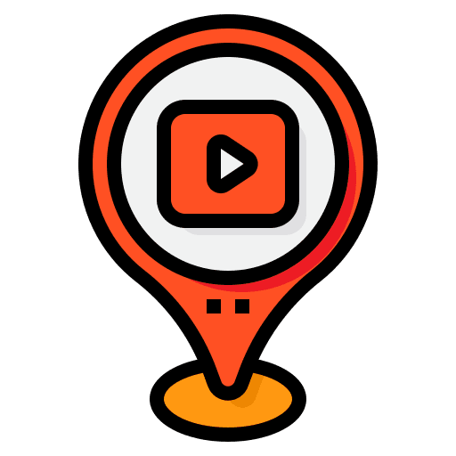 Entertainment maps and location video player entertainment icon Entertainment maps and location video player entertainment icon