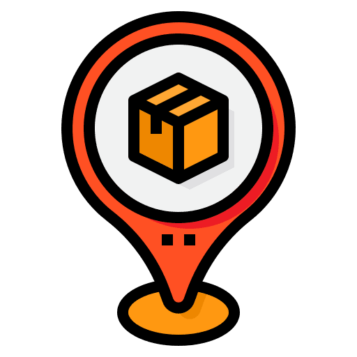 Logistic maps and location tracking logistic icon Logistic maps and location tracking logistic icon