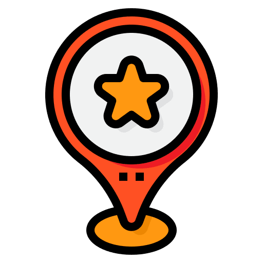 Favorite maps and location placeholder star icon Favorite maps and location placeholder star icon