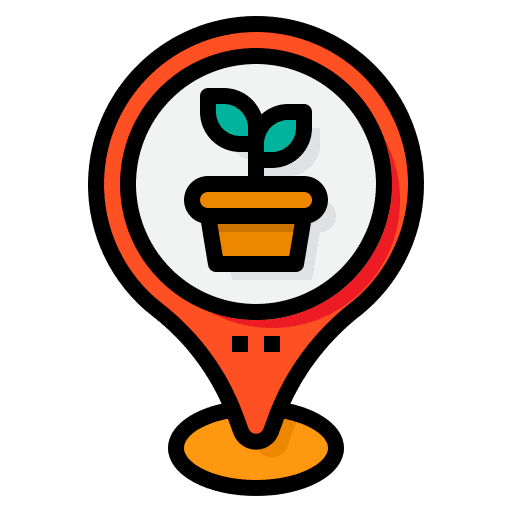 Garden maps and location garden navigation icon Garden maps and location garden navigation icon
