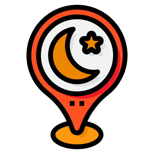 Mosque placeholder maps and location navigation icon Mosque placeholder maps and location navigation icon