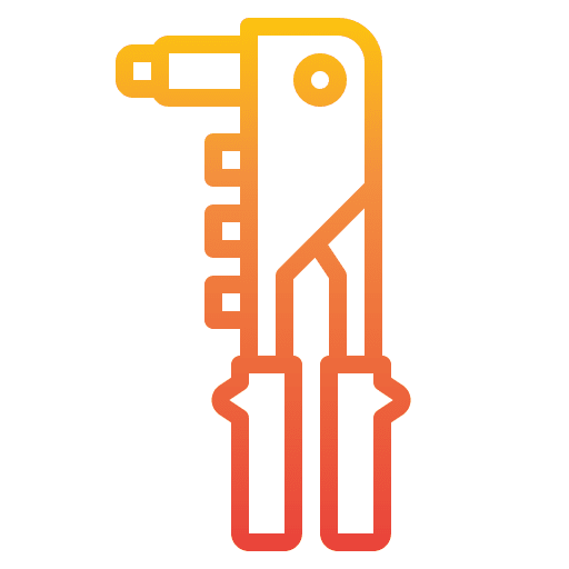 Riveter carpenter work tool construction and tools icon Riveter carpenter work tool construction and tools icon