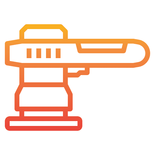 Sanding machine construction equipment work tool icon
