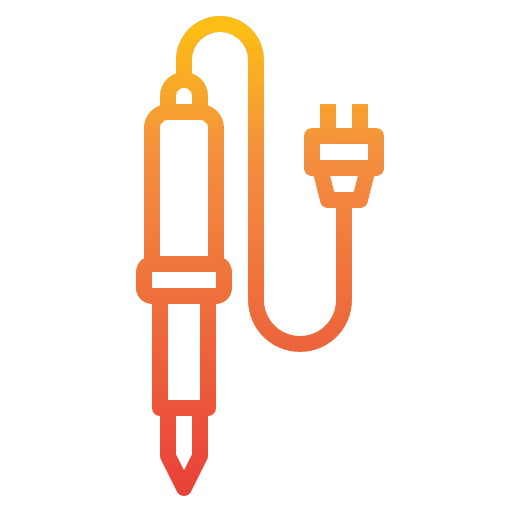 Soldering iron soldering iron work tool equipment icon