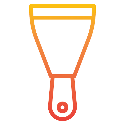 Spatula work tool improvement construction and tools icon