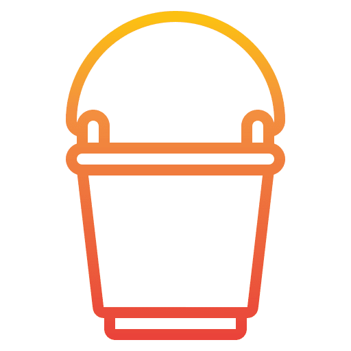 Bucket tool water bucket work tool icon Bucket tool water bucket work tool icon