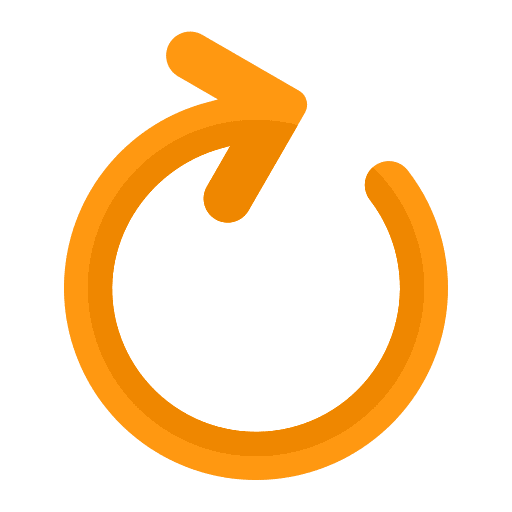 Redo orientation redo direction icon