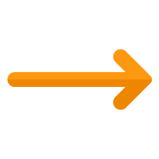 Right arrow orientation directional arrow icon