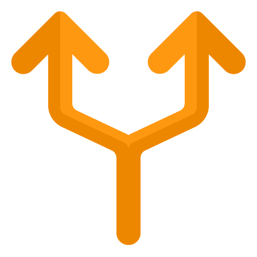 Alternate direction symbol arrows icon