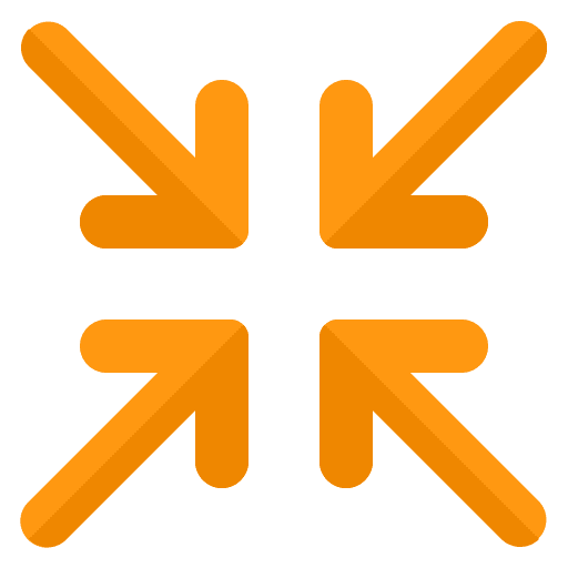 Focus orientation multimedia option arrows icon