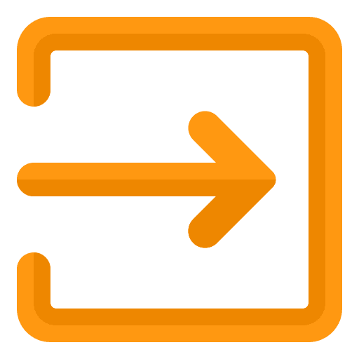 Log in log in door ui icon