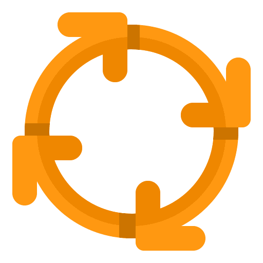 Loop arrows sync direction icon
