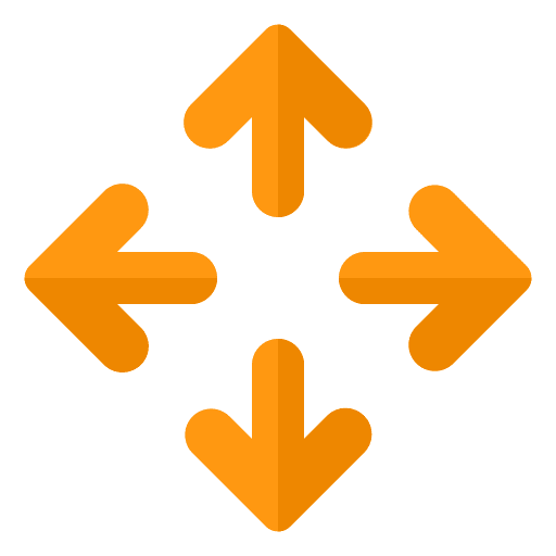 Move move selector direction arrows icon