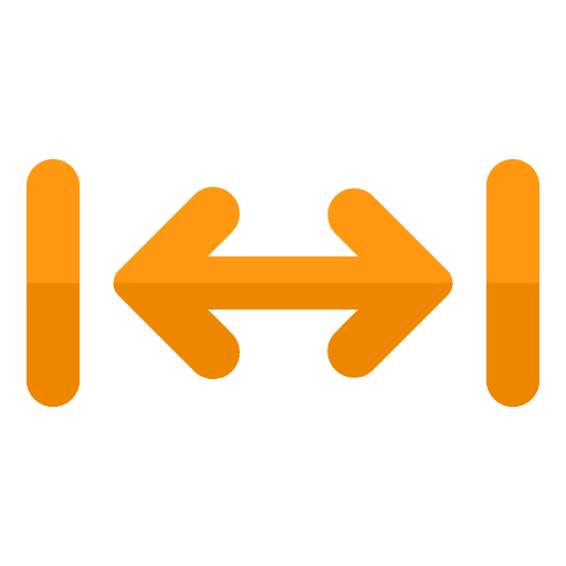 Resize vertical multimedia option interface icon