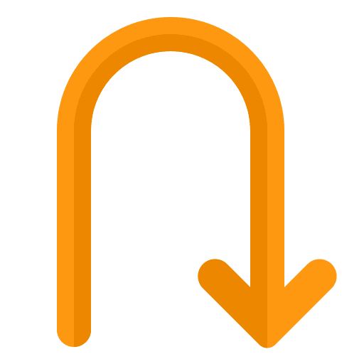 Return interface arrows direction icon