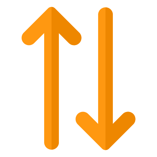 Transfer up arrow direction arrows icon