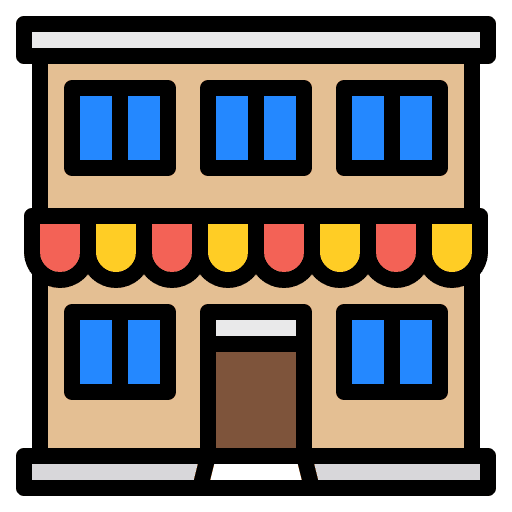 Apartment apartment building architecture and city icon Apartment apartment building architecture and city icon