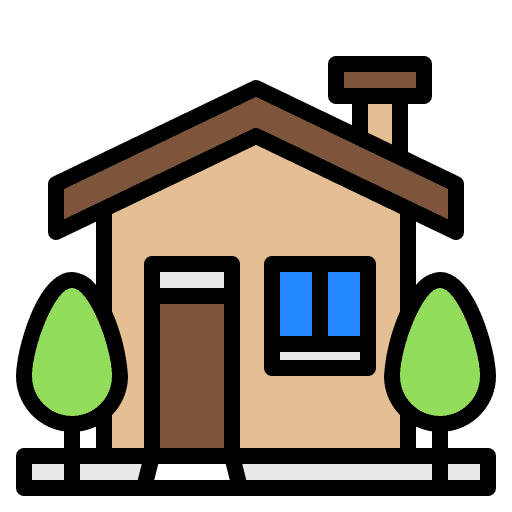House real estate building house icon