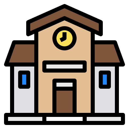 School education building classroom icon