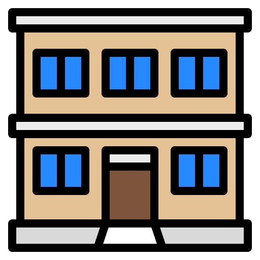 Apartment property architecture and city construction icon Apartment property architecture and city construction icon
