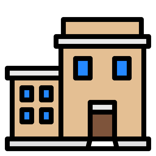 Apartment real estate property construction icon Apartment real estate property construction icon
