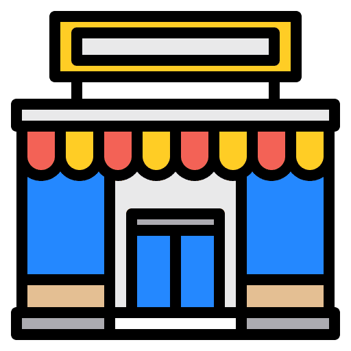 Shop building shop store icon Shop building shop store icon