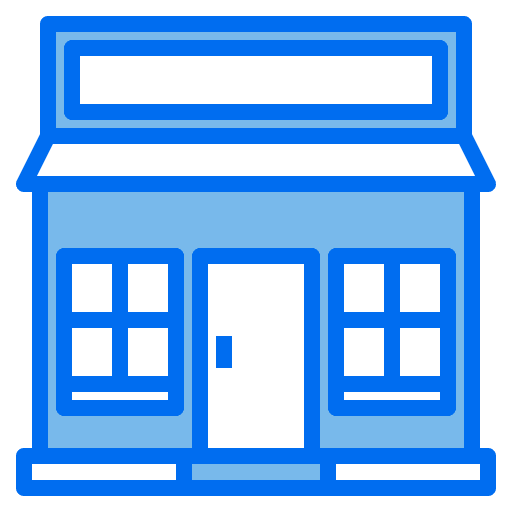 Shop real estate property construction icon